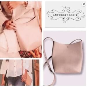 Samara Vegan Leather Crossbody Bag Peony Pink NWOT